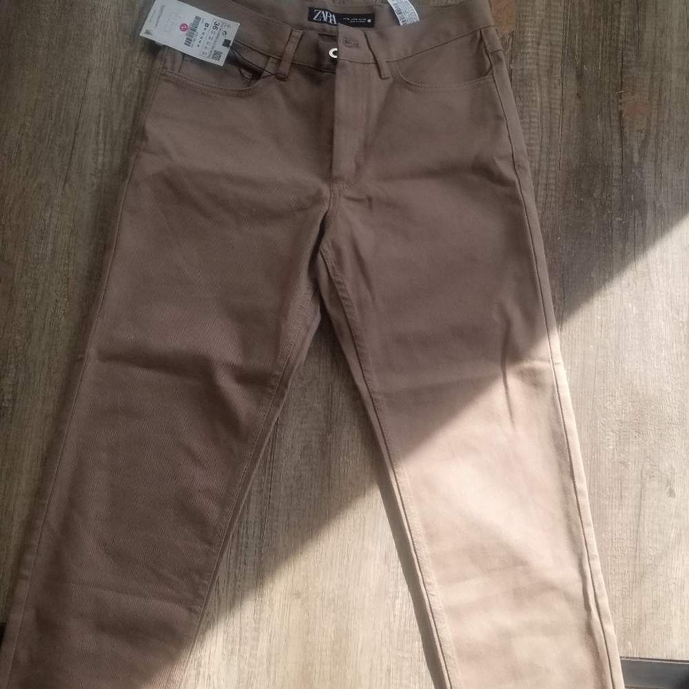 Zara men Jean's khaki